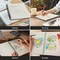 12 Pack Sketch Books Bulk 7.5" x 10" Spiral Bound Sketch Pads for Drawing Hardcover 60 Sheets Bulk Sketchbooks 100gsm (Black)